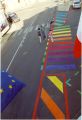 Passage protégé mis en couleurs. - Juin 2001