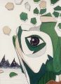 Tête verte dans paysage - 1992/1993
