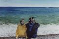 Nadia et Bénédicte à Juan les Pins - 1988/1989