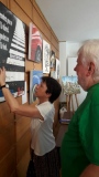 Présentation des œuvres lors d'un Salon. - 2016/2021 Ça braille sur le bitume