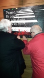 Présentation des œuvres lors d'un Salon. - 2016/2021 Ça braille sur le bitume