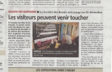 Article de presse dans le journal La Montagne. - 2016/2021 Ça braille sur le bitume